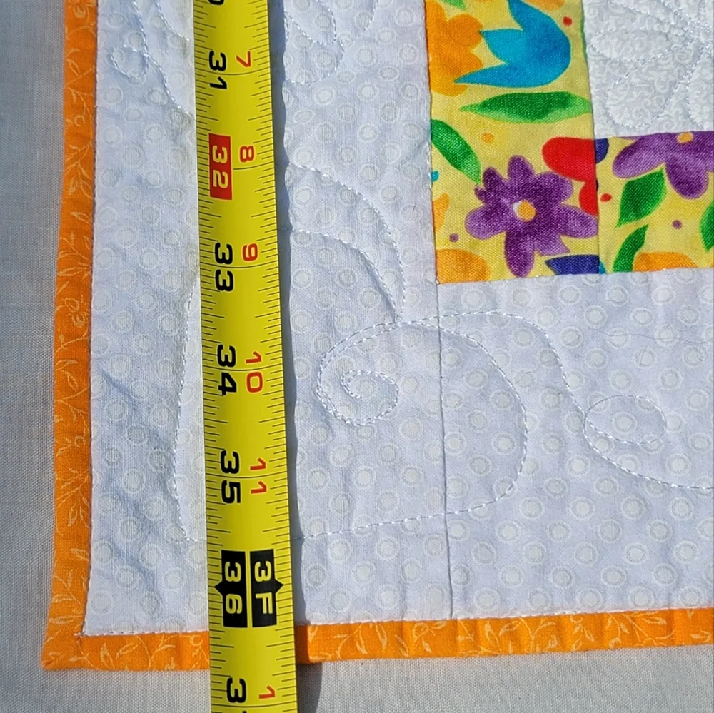 Bits & Pieces Small Quilt Multicolor